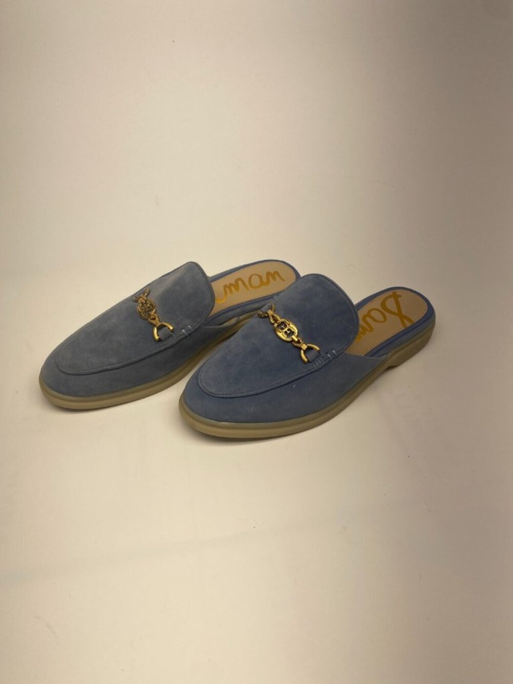 Sam Edelman Womens Blue Gum Kira Bit Mule Sz 6